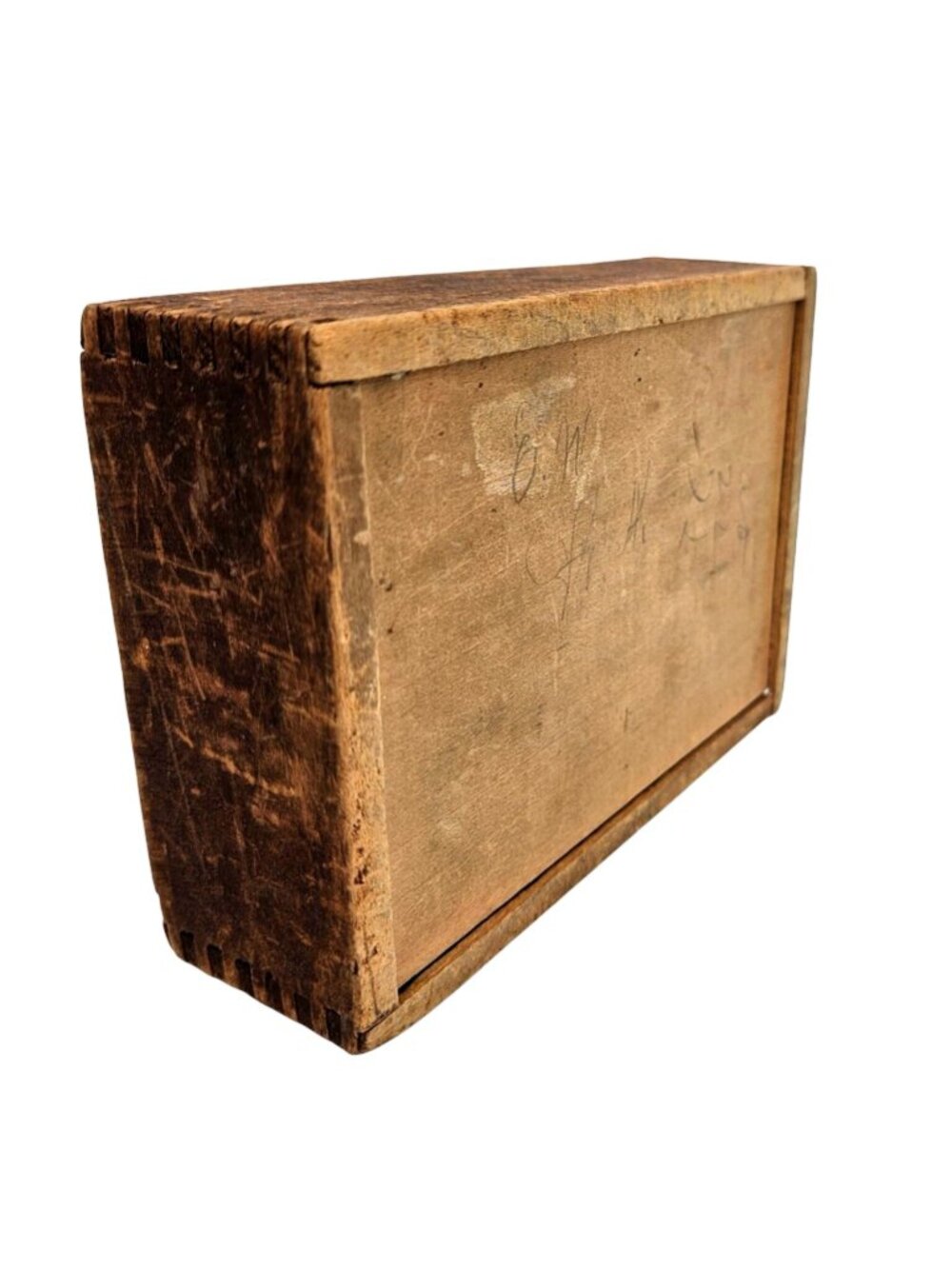 Antique 1890s Tiddledy Winks Wooden Sliding Lid Box Victorian Card Games - Picture 12 of 16